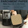 thumbnail image 5 of Air Fryer Parchment Paper,Haomacro Air Fryer Liners,200Pcs 6.5-9 Inches,Nonstick Square Parchment Paper for Air Fryer, 5 of 7