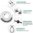 thumbnail image 5 of UHIAGREE Retractable Travel Clothesline,2 pack Portable Laundry Drying line with 12 Clothes Clips, 5 of 7