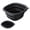 Black, variant on Face Bowl for Ice with Built in Tray Collapsible Silicone Facial Ice Bath Bowl Cold Plunge Therapy for Skin Reusable Foldable Wash Basin for Home Travel