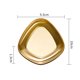 thumbnail image 2 of Plato para mojar de acero inoxidable 304 de una sola celda dorado de 4 piezas Plato multiusos doméstico poligonal, 2 of 5