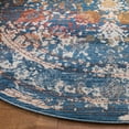 thumbnail image 3 of SAFAVIEH Vintage Persian Bristol Traditional Polyester Area Rug, Turquoise/Multi, 5' Round, 3 of 7