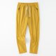 thumbnail image 5 of Pantalones deportivos elásticos holgados de seda helada para hombre - Poliéster, pierna recta, cordón, jogging informal, 5 of 6