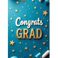 thumbnail image 4 of Graduation Congrats Grad Banner Backdrop Party Decoration Photo Booth Props Celebration Background Event Supplies Stars Ribbons School Ceremony Decor, 4 of 4