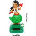 thumbnail image 1 of Bailarina hawaiana solar, figura de danza hawaiana solar Figura de baile Juguete Muñeca que sacude la cabeza Diseño de última generación, 1 of 6