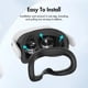 thumbnail image 2 of Cubierta facial de silicona para realidad virtual compatible con Meta Quest 3S: accesorios de máscara facial de repuesto resistentes a las fugas de luz y al sudor, 2 of 7