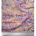 thumbnail image 1 of Soimoi Cotton Voile Fabric Flower Watercolor Decor Fabric Printed Yard 56 Inch Wide, 1 of 3