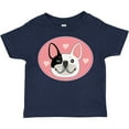 thumbnail image 3 of Inktastic French Bulldog Dog Girls Toddler T-Shirt, 3 of 5
