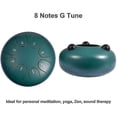 thumbnail image 3 of Hang Drum Percussion Instrument With Drumsticks, Carrying Bag, Note Sticks Finger Picks For Yoga Practice Sound Healing, 3 of 4