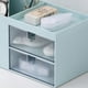 thumbnail image 4 of Organizador de escritorio elegante con cajones transparentes, almacenamiento de escritorio multiusos para uso en la oficina y el hogar, con material ABS de alta calidad, tamaño perfecto para, 4 of 5