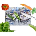 thumbnail image 2 of Caroline's Treasures Sailboats Glass Cutting Board Large, 2 of 2