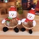 thumbnail image 2 of Injueey Cesta de almacenamiento de dulces de Feliz Navidad, decoración de para el hogar, organizador de muñecos de nieve, cestas, bolsa de regalo Kits de decoración para fiestas pupazzo di neve S Injueey JR1136-02, 2 of 6