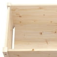 thumbnail image 5 of vidaXL Planter Patio Outdoor Raised Garden Bed Flower Box Solid Wood Pine, 5 of 8