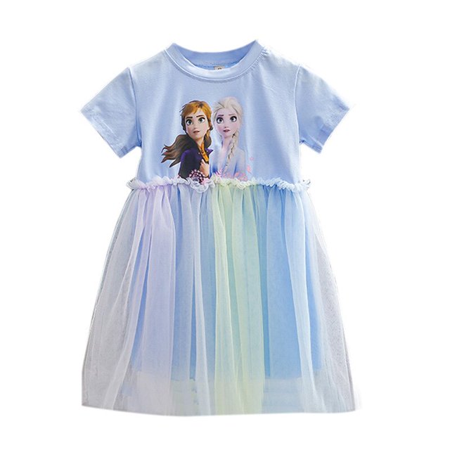 Vestido de fiesta de princesa para niñas, vestido de baile, disfraz de Anna, Elsa, Blancanieves, Cenicienta, ropa de carnaval, regalo de cumpleaños para niños de 2 a 8 años zhangmengya unisex