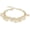 Bead&Heart, variant on Tennis Link Bracelet for Women Gold Brass Bangle