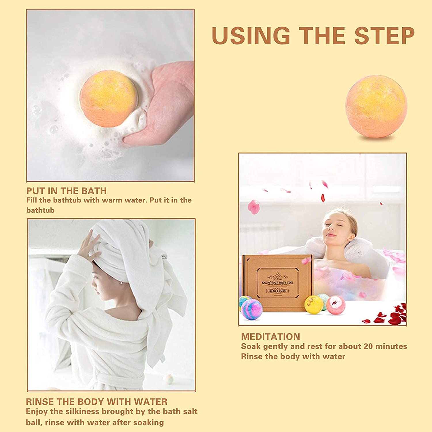 Buy Yinrunx Bath Bombs for Women Bath Bomb Set Bath & Body Works Bubble