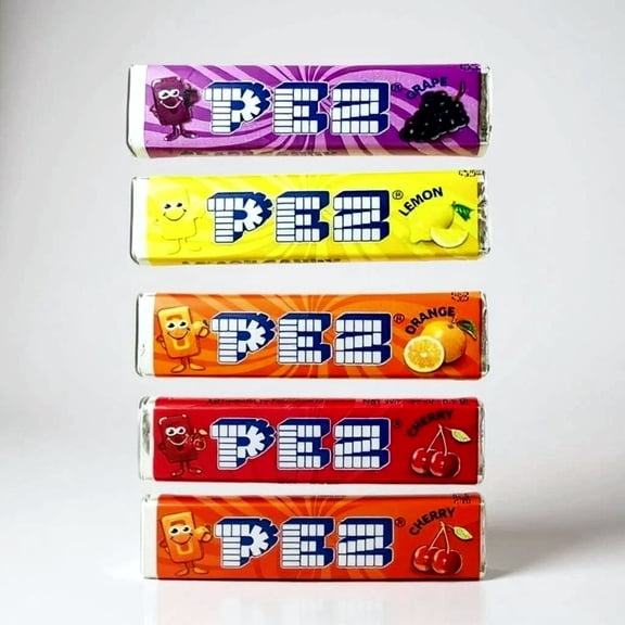 PEZ Candy Refills Assorted Fruit Flavors, 14 oz. Bulk Candy Bag, No Known Allergens