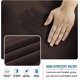 thumbnail image 3 of Funda de futón de terciopelo real, fundas de sofá sin reposabrazos, fundas de sofá cama, funda de sofá de futón elástico, funda de sofá, funda protectora para muebles, característica gruesa, suave y acogedora, tela de terciopelo ajustada para permanecer en su lugar, gris marrón, 3 of 5