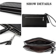 thumbnail image 4 of Sailing Porte Feuille Feminin, Porte-Monnaie Femme Grand, Portefeuille Femme Cuir, Portefeuilles et Porte-Cartes Femme, Portefeuille Noir, 4 of 5