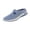 Light Blue, variant on Walking Shoes Women Breathable Knit Arch Support Shoes for Women Lightweight Slip-On Womens Shoes Classic Round Toe Hollow Mesh Mules for Women,5.5