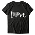 thumbnail image 3 of Gibobby Playera de Verano para Mujer Camisa mujer manga corta casual con estilo top camisas(Negro,XL), 3 of 5
