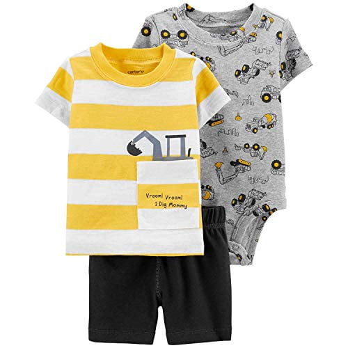 Carters Baby Boys 3-Piece Little Short Sets