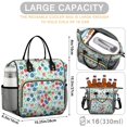 thumbnail image 5 of Pioneer Flower Floral Print Pattern Womens Lunch Box for Work,Insulated Large Lunch Bag,Leakproof Adult Lunch Bag for Work,Beach,Travel,Picnic,Camping, 5 of 6