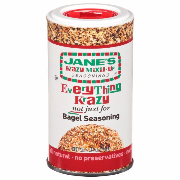 Janes Krazy Mixed Up Everything Bagel Seasoning, 2.75 Ounce 12 per