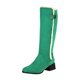 thumbnail image 2 of Botas de mujer Botas de nieve con cremallera Botas de terciopelo de algodón Zapatos cálidos de algodón sólido Botas de tacón medio a media pantorrilla Wmkox8yii ghj1419, 2 of 4