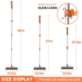 thumbnail image 5 of 2-in-1 Floor Scrub Brush with Long Handle, 12" Wide Head, Indoor/Outdoor Cleaning, 5 of 7