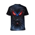 thumbnail image 2 of LAOLIUSN Men’s Graphic T-Shirt Spider Web Print, All Over Spider Pattern Tee, Short Sleeve Crewneck,Sizes S-4XL, 2 of 7