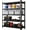 5-Tier-71.2"H×31.5"W×13.8"D, variant on 71" H Garage Shelving,5-Tier Heavy Duty Storage Shelves, Adjustable Metal Shelf Unit, Utility Organizer Rack for Basement, Pantry, Kitchen, Warehouse,13.8" Dx31.5 Wx71.2 H, Black