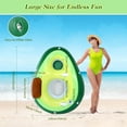 thumbnail image 5 of MoKo Inflatable Pool Float for Adults with Dual Handles, Floating Lounge Chair for Swimming Pool Floaty, Avocado, 5 of 7