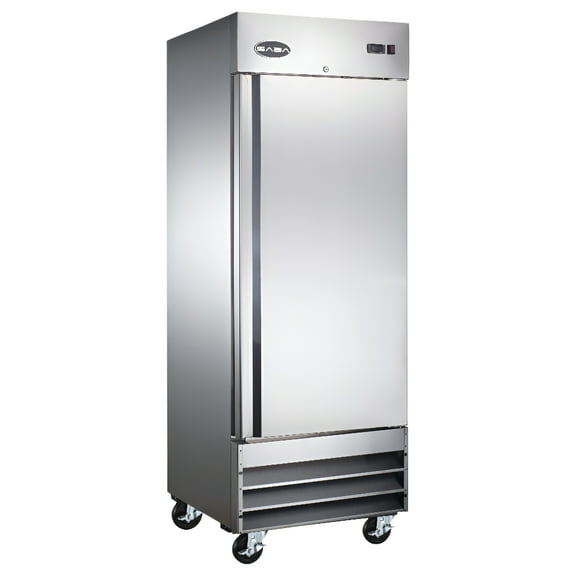 Heavy Duty Commercial 23 cu ft Solid Door Stainless Steel Upright Reach-in Freezer (1 Door)