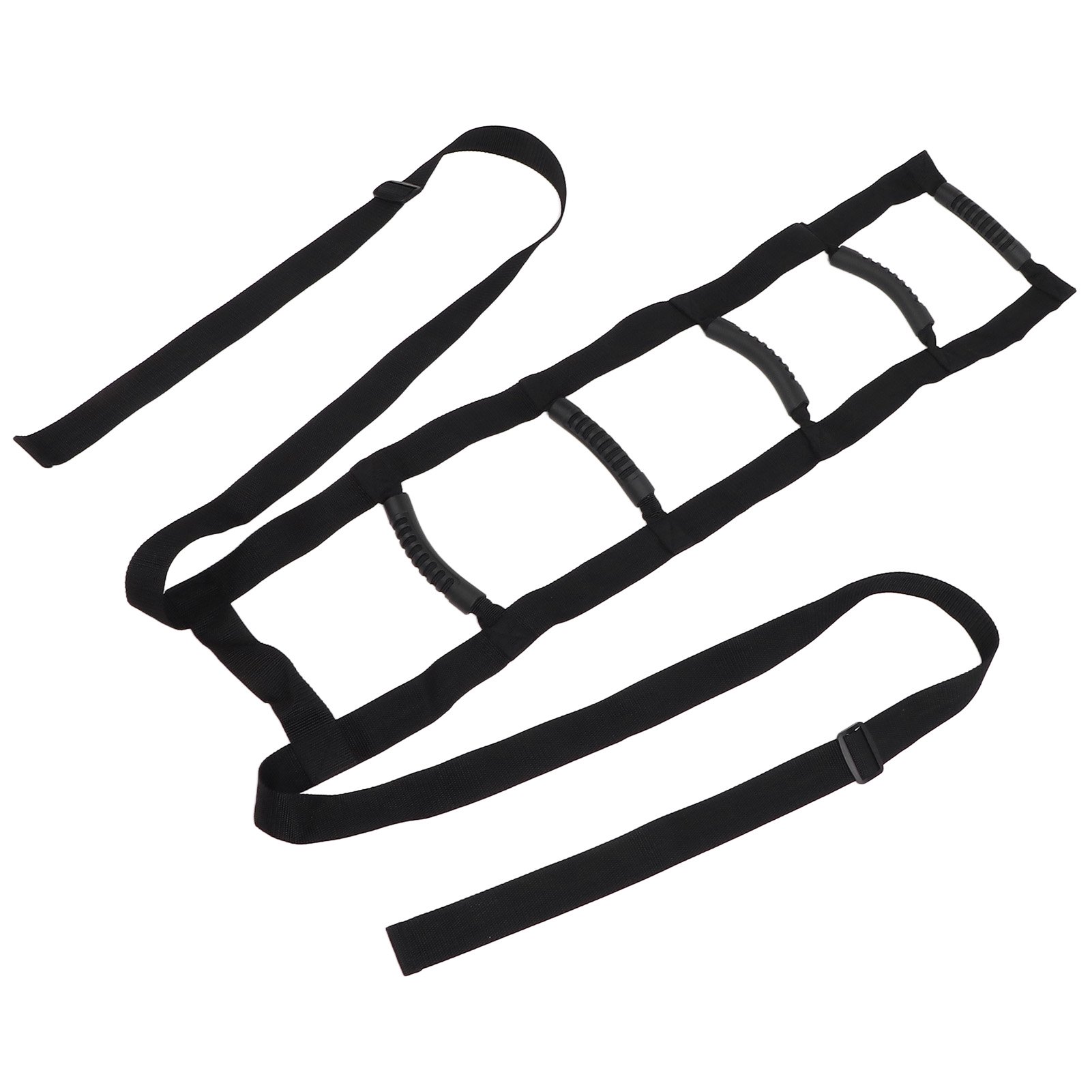 NFTIGB 3.8cm Width Adjustable Bed Ladder Assist Rope Elderly Patient Sit Up Rope Ladder for Healthy Care and Fall Prevention