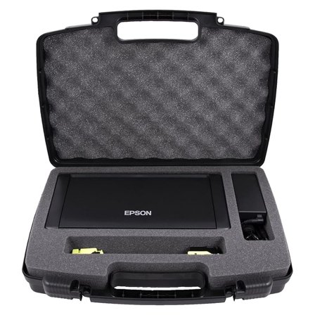 Travel Case Compatible with Epson WF-100 and WF-110 Wireless Mobile Printer, Cartridges, Power Adapter, Cables