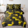 thumbnail image 1 of YST 3D Glowing Buffalo 7-Piece Comforter Set, Modern Abstract Art, Full, 1 of 4
