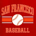 thumbnail image 6 of Wild Bobby City of San Francisco Baseball Fantasy Fan Sports Men's Tank Top, Red, Large, 6 of 6