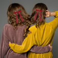 thumbnail image 4 of Hearth & Gear 2PC Hair Clips For Women Tassel Ribbon Bowknot Hair Clips With Long Tail Women Hair Clip For Girl Solid Hair Clips Long Hair Accessories Barrettes Hair Clips With Bow Hair Clips Medium, 4 of 6
