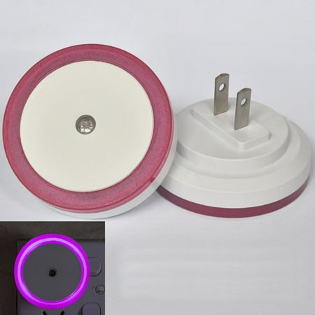 

Alexsix 1 Pcs Light Control Sensor Light LED Night Light Round Shaped for Hallway Cabinet Closet Stairs