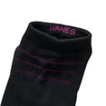 thumbnail image 5 of Hanes Women's No Show Socks, Moves, 3-Pack, Size 5-9, 5 of 7