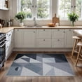 thumbnail image 2 of Voguly Modern Abstract Area Rug 2x3 ft, Grey White Low Pile Soft Plush Carpet, Washable Non Slip Non Shedding Mat for Entryway Bathroom Bedroom Floor, 2 of 6