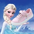thumbnail image 2 of Zapatos de dibujos animados de Disney Frozen para niñas, nueva moda de primavera y otoño, zapatos blancos de princesa para niños, zapatos deportivos informales de 35-plantilla de 21,5 CM Gao Jinjia LED, 2 of 2