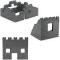 thumbnail image 3 of Masonry Profile Bricks Set Bulk 260 Pieces Building Blocks for House Construction Wall Multicolored MOC Parts Creative Toy Kit Compatible with Major Brand (Dark Gray), 3 of 6