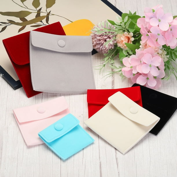 Snap Velvet Envelope Pouch Unique Bargains Size Jewelry Pouches