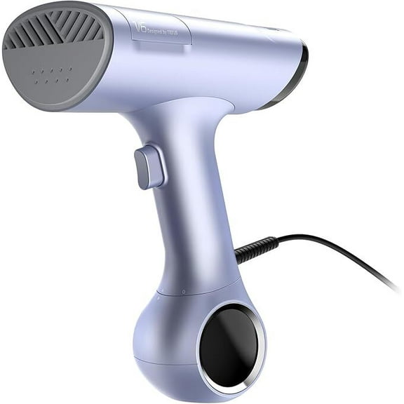Morus V6 Travel Steamer for clothes, 2-in-1 Handheld Vacuum Garment Steamer with Suction Ironing Technology, Lightweight Design, Detachable Water Tank, 20-Second Heat up for Wrinkle Removal