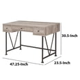 thumbnail image 5 of Coaster Writing Desk in Grey Driftwood, 5 of 6
