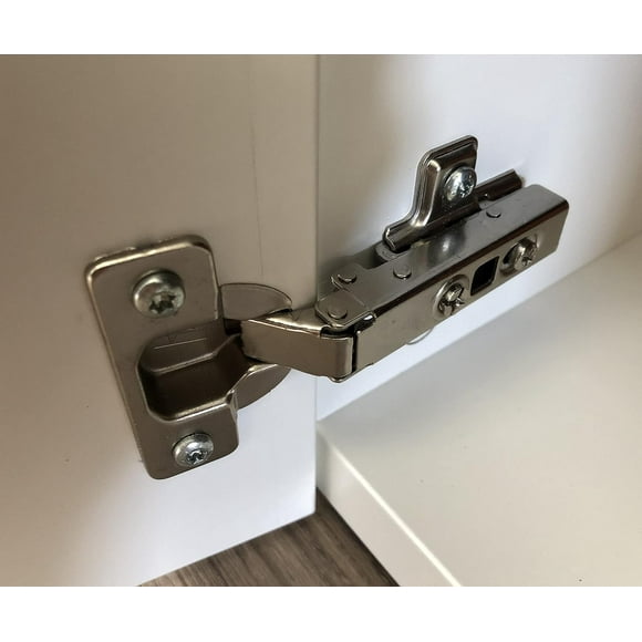 Lunfar generic 2 Pack Soft Close Hinges, 11.6×6.2×1.7cm, with 2 Hinges and Screws