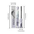 thumbnail image 2 of Waterproof Mascara Black, Tubing Mascara, Mascara Wands with Fine Tooth Comb Brush, Iron Wand Mascara, Smudge-Proof, Create Fuller Defined Brows Makeup for Woman, 2 of 5