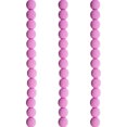 thumbnail image 2 of 69pcs John Bead 8mm Czech Glass White Alabaster Velvet Soft Magenta Round Bead Strands for DIY Jewelry Making Crafts, 2 of 8