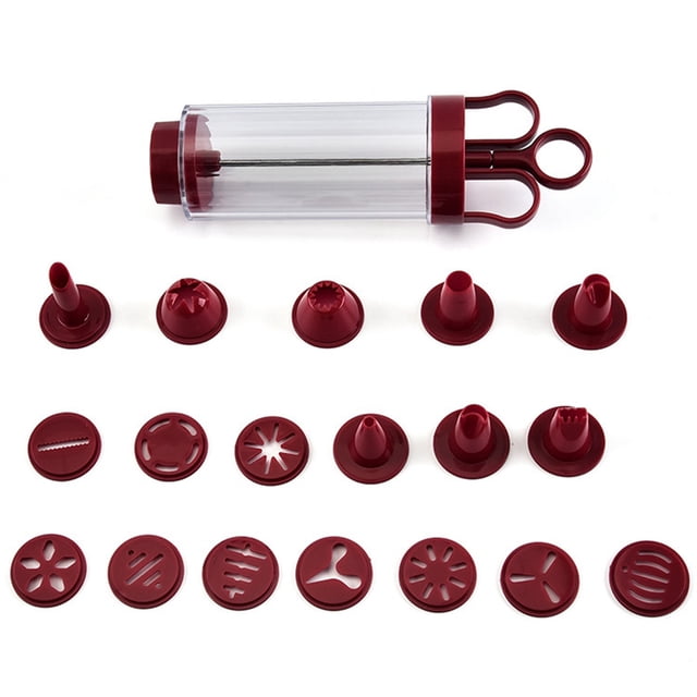 Coofit Cookie Press Set DIY - Biscuit Maker Tool Cookie Mold Discs Cake Decoration Tips